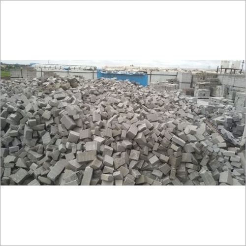 White Broken Pieces Of Aac Block