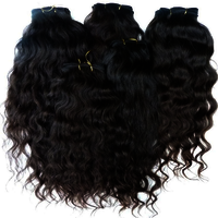Deep Wavy Virgin Indian Human Hair Extensions