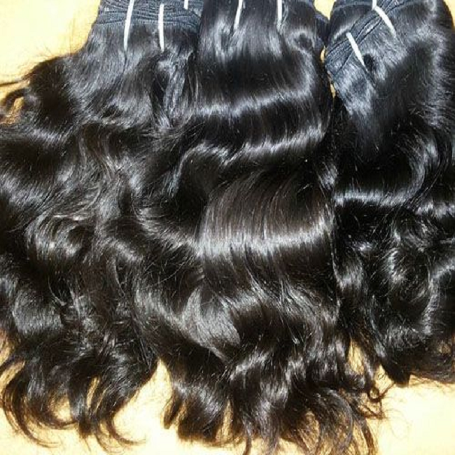 Deep Wavy Virgin Indian Human Hair Extensions