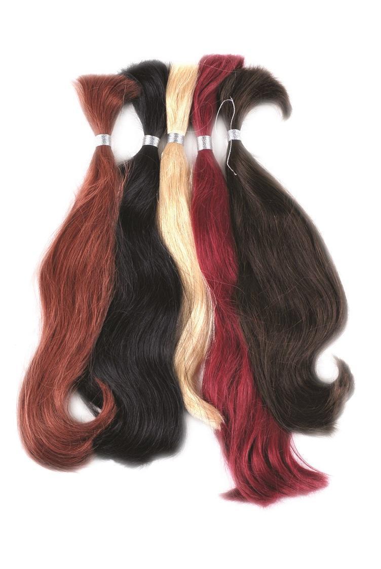 Beautiful Colored Indian Human Hair Extensions