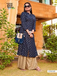 Designer Readymade Kurti With Bottom
