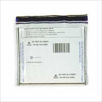 Sequential Barcode Tamper Evident Closure Bag