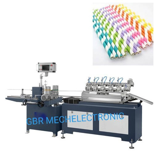 Paper Straw Making Machine By GBR MECHELECTRONIC