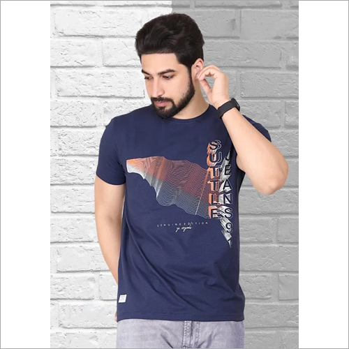 Men Cotton T-Shirt Gender: Male