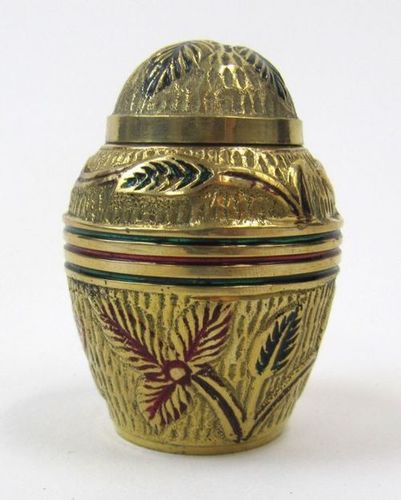 Golden & Antique Domtop Engraved Keepsake Urn