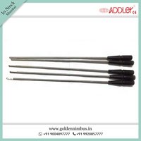 Addler Laparoscopic Knot Pusher - Steel, 5 X 5 X 10 Cm | Waterproof, Reusable, Semi-automatic Instrument For Laparoscopic Surgery