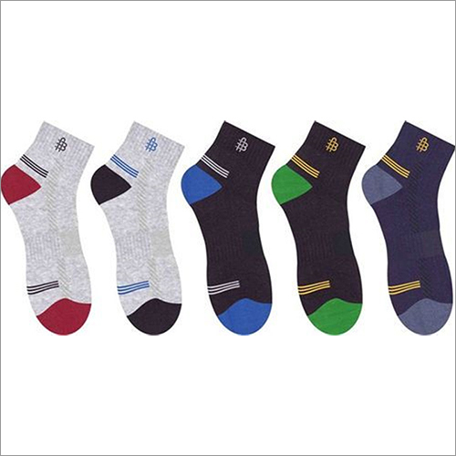 Mens Multicolor Ankle Socks - Cotton Blend, All Season Fit, Available in Various Colors | Washable, Comfortable for Every Occasion