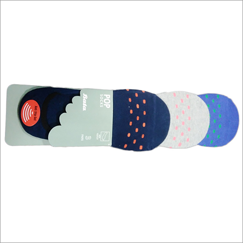 Mens Printed Invisible Socks - Cotton Blend, All Size, Multicolor | Washable, Suitable for All Seasons