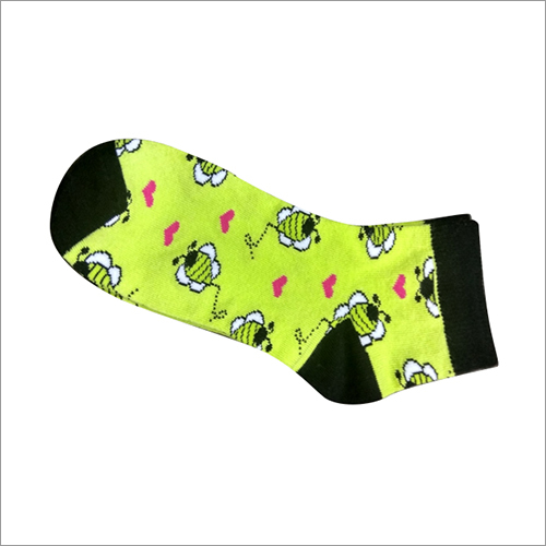 Womens Printed Ankle Socks - All Season, Washable | Designed for Females with Stylish Printed Patterns for Everyday Wear