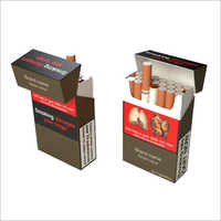 Cigarrette Packaging Box - Paper, Customized Size, Rectangular Shape | Uv Offset Printing, Liquid-resistant, Matte Finish, Cellophane Wrapped