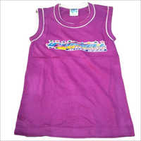 Kids Sleeveless Printed T Shirt