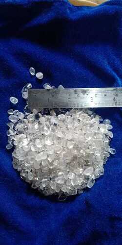 premium application used pure crystal clear glass chips and polished round beads