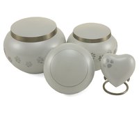 White Odyssey Pet Urn