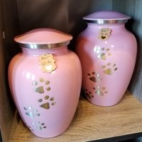 Beautiful Pink Pet Urn For Ashes