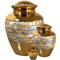 Mother Of Pearl Pet Urns