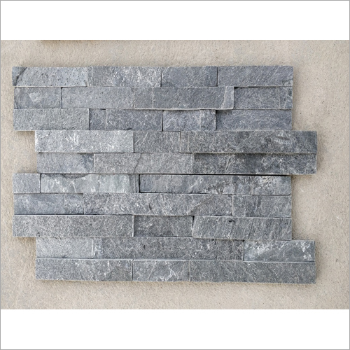 Silver Grey Quartzite Ledger Stone Wall Cladding Panels