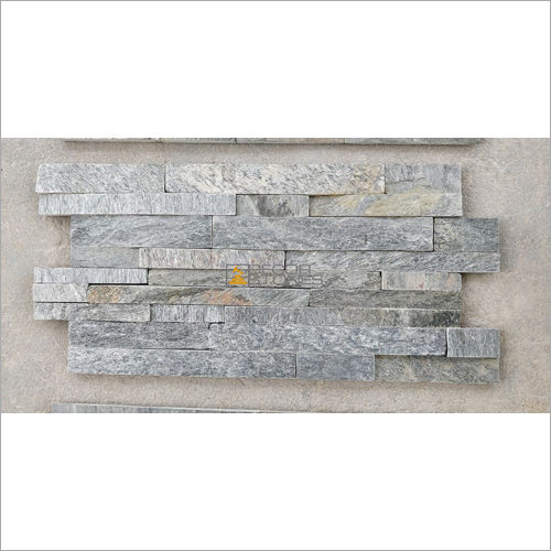 Silver Shine Slate Stone Wall Cladding Ledger Panels