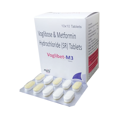 Voglibose 0.3 mg & Metformin 500 mg By MITS HEALTHCARE PRIVATE LIMITED