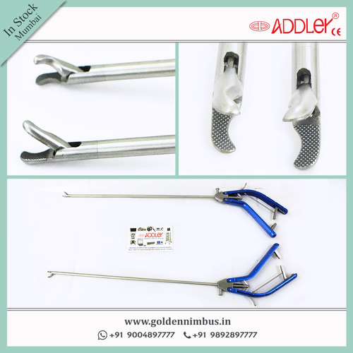 Addler Laparoscopic Straight V Type Needle-holder