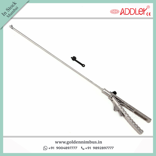 Addler Laparoscopic Straight V Type Needle-holder