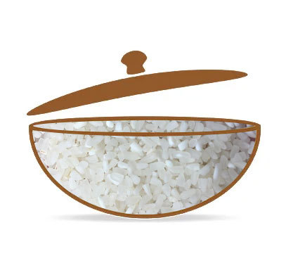 100% Broken Raw White Rice