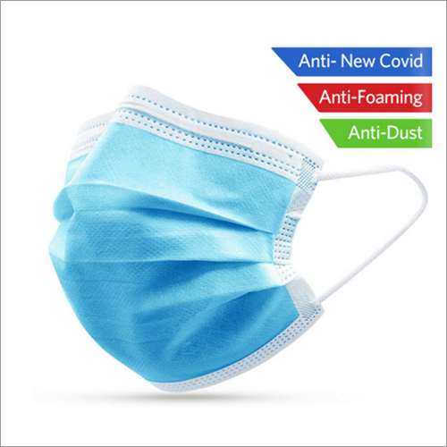 Disposable 3 Ply Protective Face Mask with Elastic Ear Loop