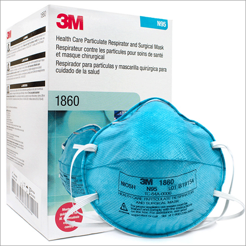 3M 1860 - N95 Health Care Particulate Respirator and Surgical Face Mask
