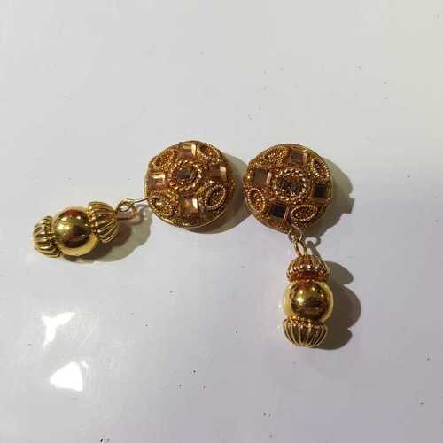 FANCY METAL BUTTON WITH TASSELS