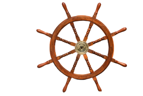 36 Inch Wooden Ship Wheel