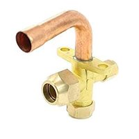Brass split ac valve straight