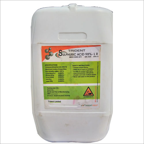 Sulphuric Acid L R Grade: Industrial Grade