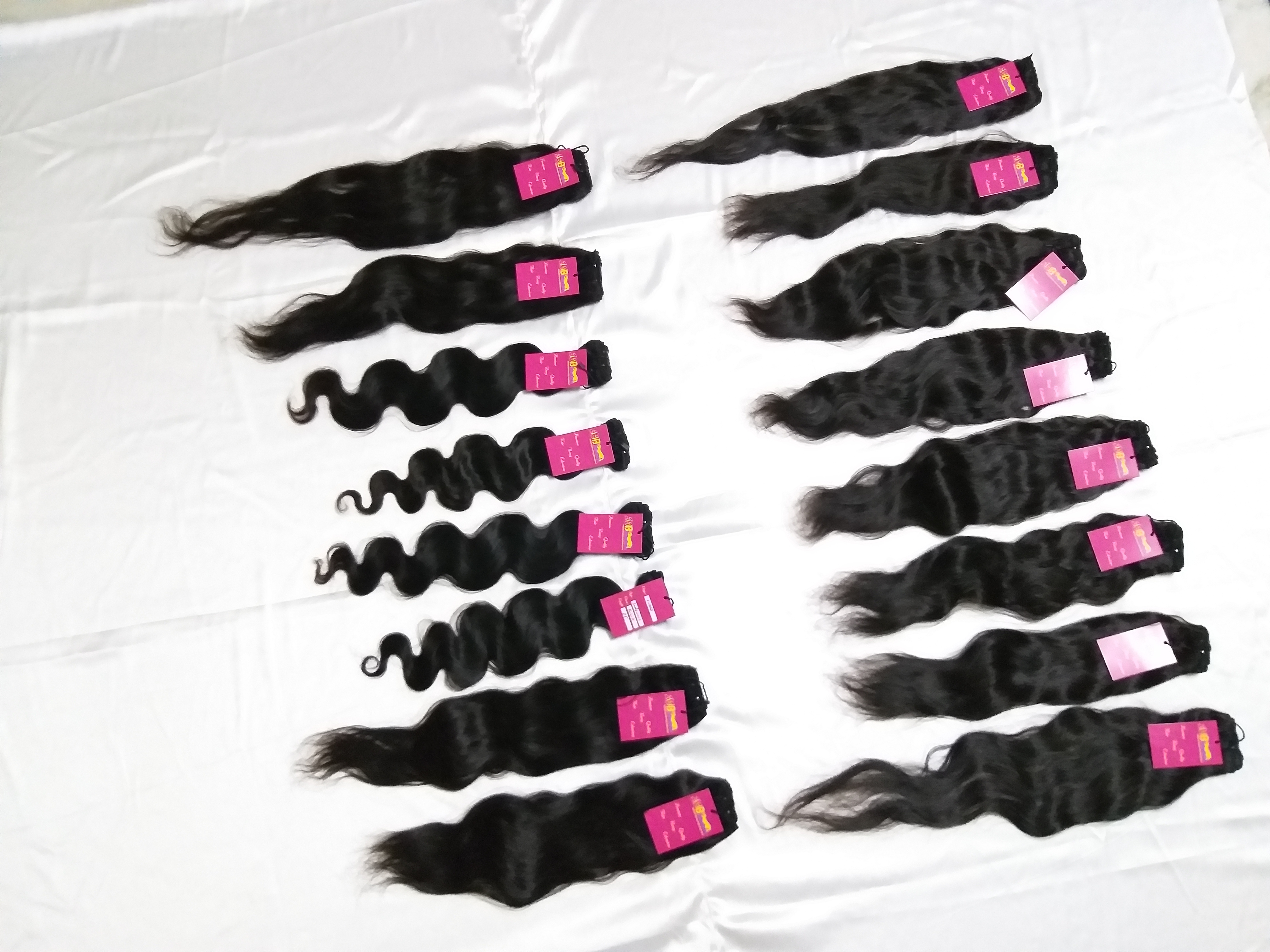 Top Quality Wholesale Price Single Donor Natural Wavy Bulk Human Hair Extension