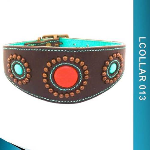Personalized Leather Dog Collars - Lcollar013