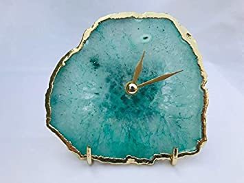 Agate Coasters Clock
