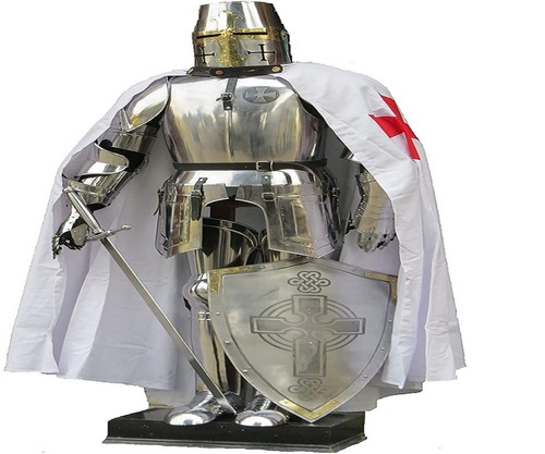 Medieval Knight Suit Of Templar Toledo Armor Combat Full Body Armour Replica 
