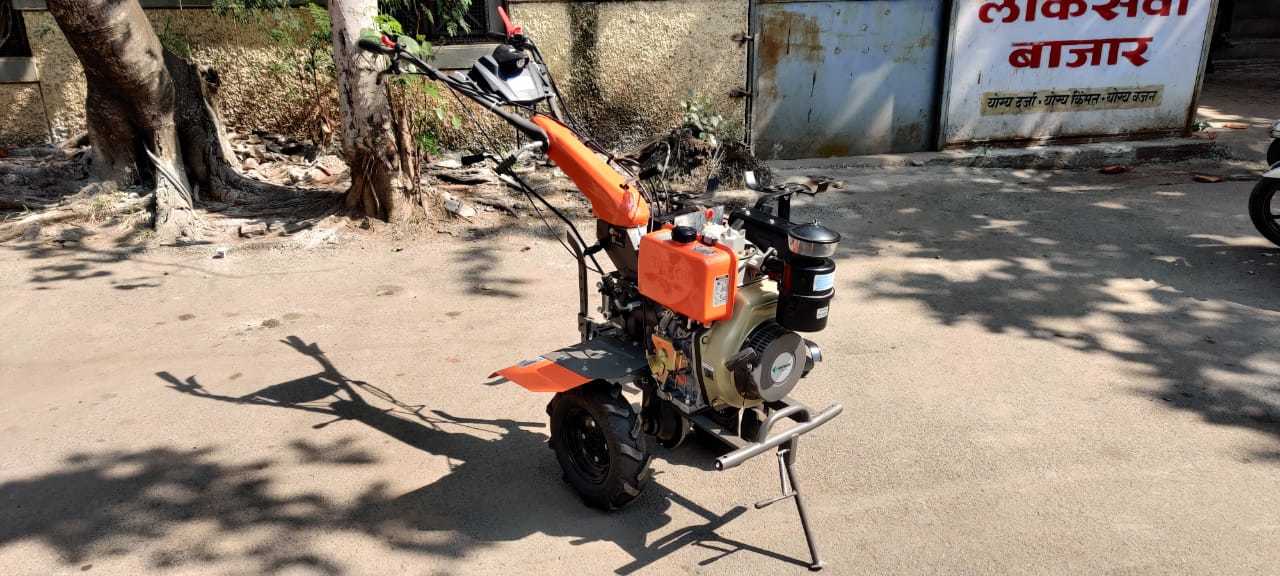 Shrachi 8D6 Diesel Power Weeder, 9 HP 4 Stroke, 5 Feet Cultivator