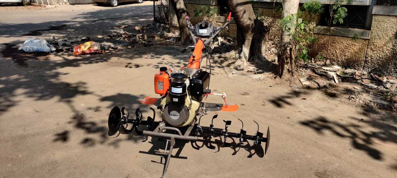 Shrachi 8D6 Diesel Power Weeder, 9 HP 4 Stroke, 5 Feet Cultivator
