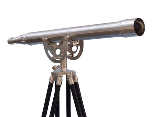 Floor Standing Brushed Nickel Anchor master Telescope