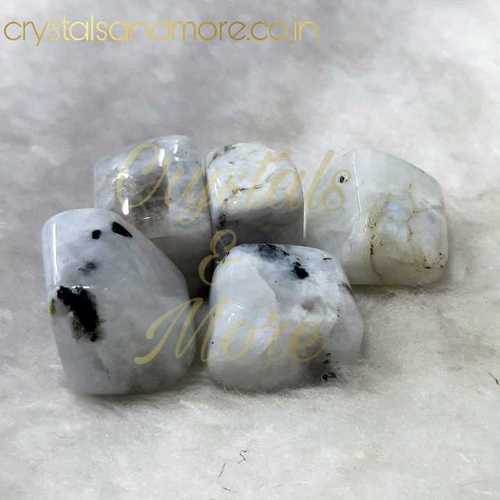 Rainbow Moonstone Tumbled Stone