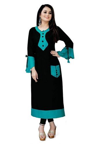 Genric Women Rayon Royal Havvy Kurti