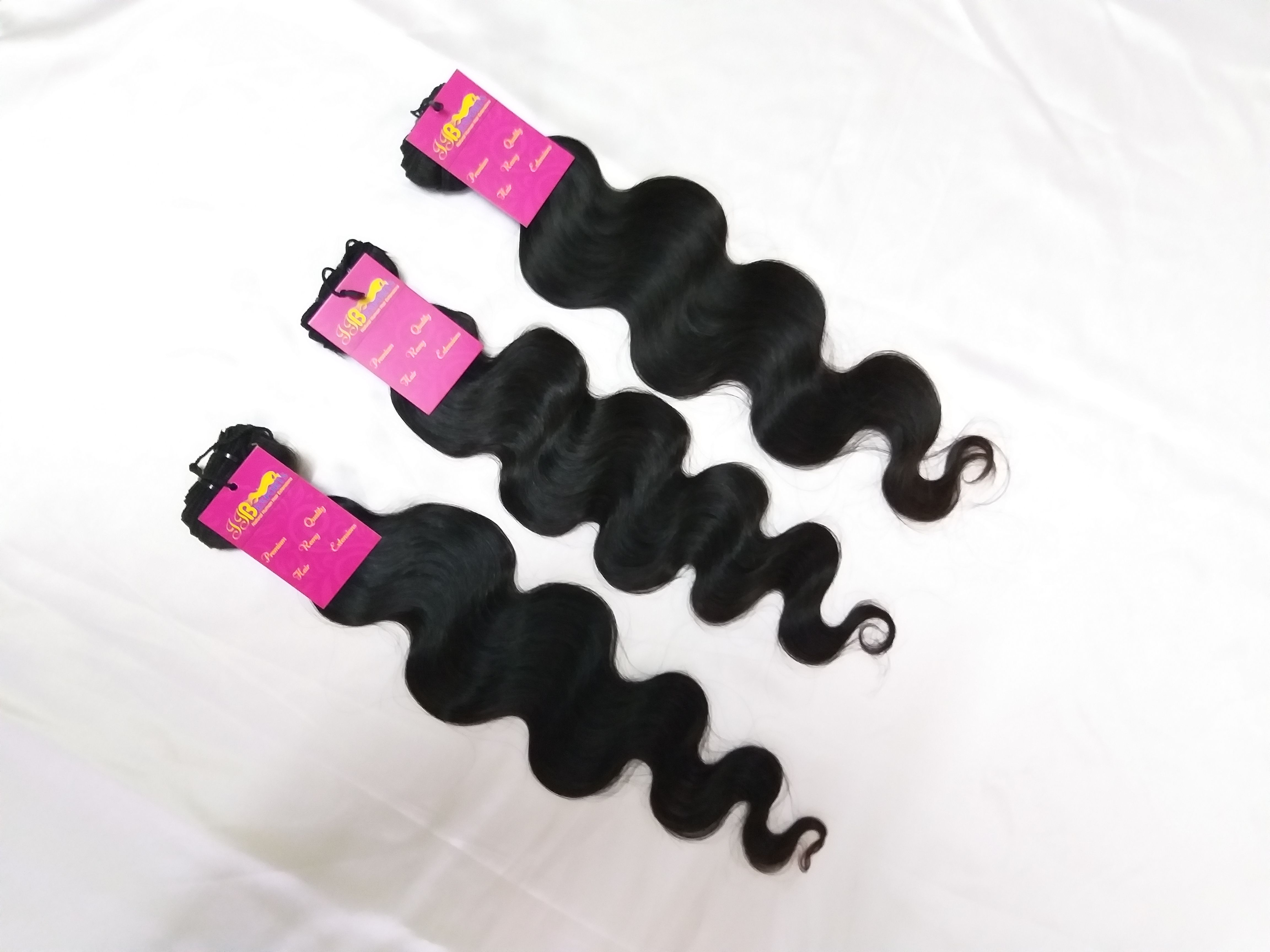 High Quality Mink Virgin Natural Bodywave Human Hair Extensions