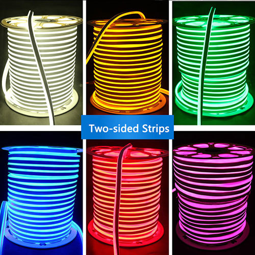 High Grade Single RGB Color Changing Led Neon Flexible Tube Strip For Edge Track Lighting