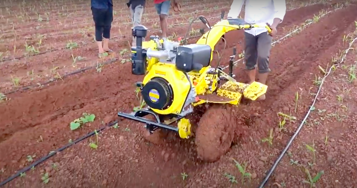 Kisankraft Power Weeder 406d, Diesel Engine 9 Hp, 4 Stroke