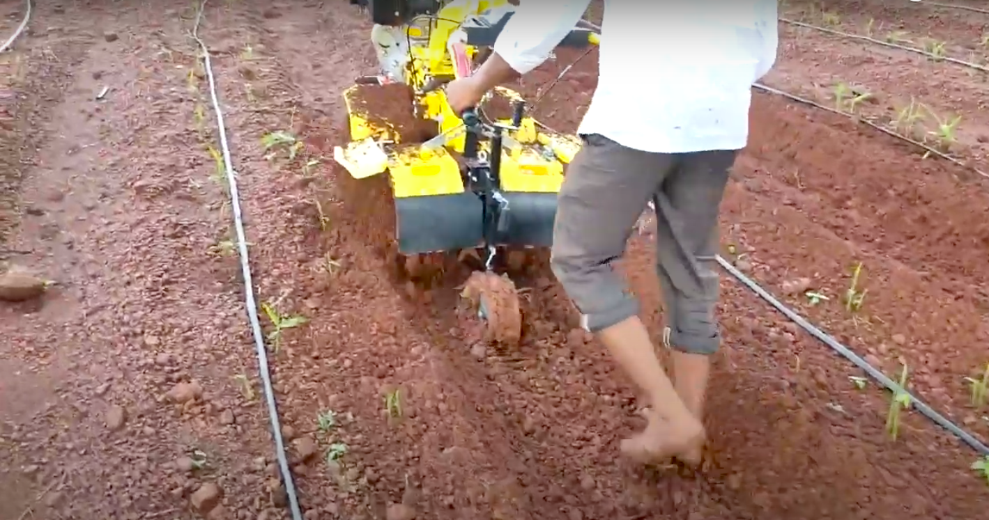 Kisankraft Power Weeder 406d, Diesel Engine 9 Hp, 4 Stroke