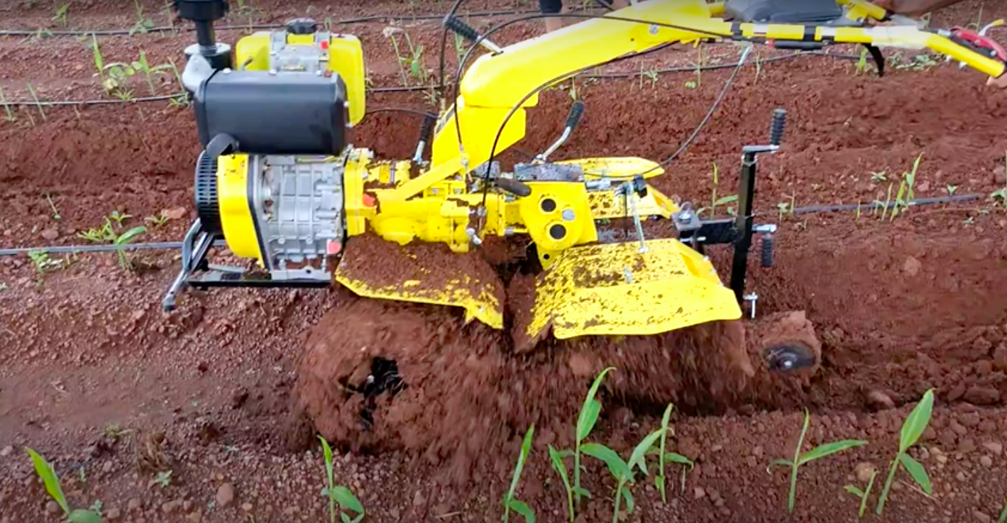 Kisankraft Power Weeder 406d, Diesel Engine 9 Hp, 4 Stroke