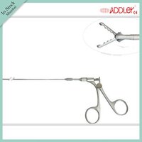 Addler Endoscopic Accessories P C N L Alligator Forceps - Steel, 5 X 5 X 10 Inch | Semi-automatic, Reusable, Waterproof, Portable, Sterilized