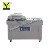 DZ500-2SB Automatic Double Chamber Food Tray Sealer Bulk Vacuum Packing Machine for Meat and Vegetable