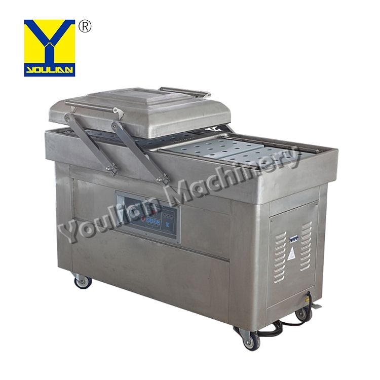 Food Automatic Vacuum Packaging Machine Double Chamber Vacuum Sealer