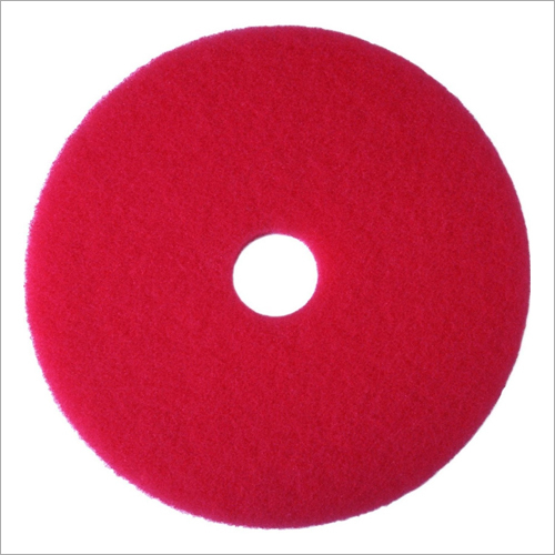 3m 5100 Red Buffer Floor Pad - 17 Inch, 5 No In A Box