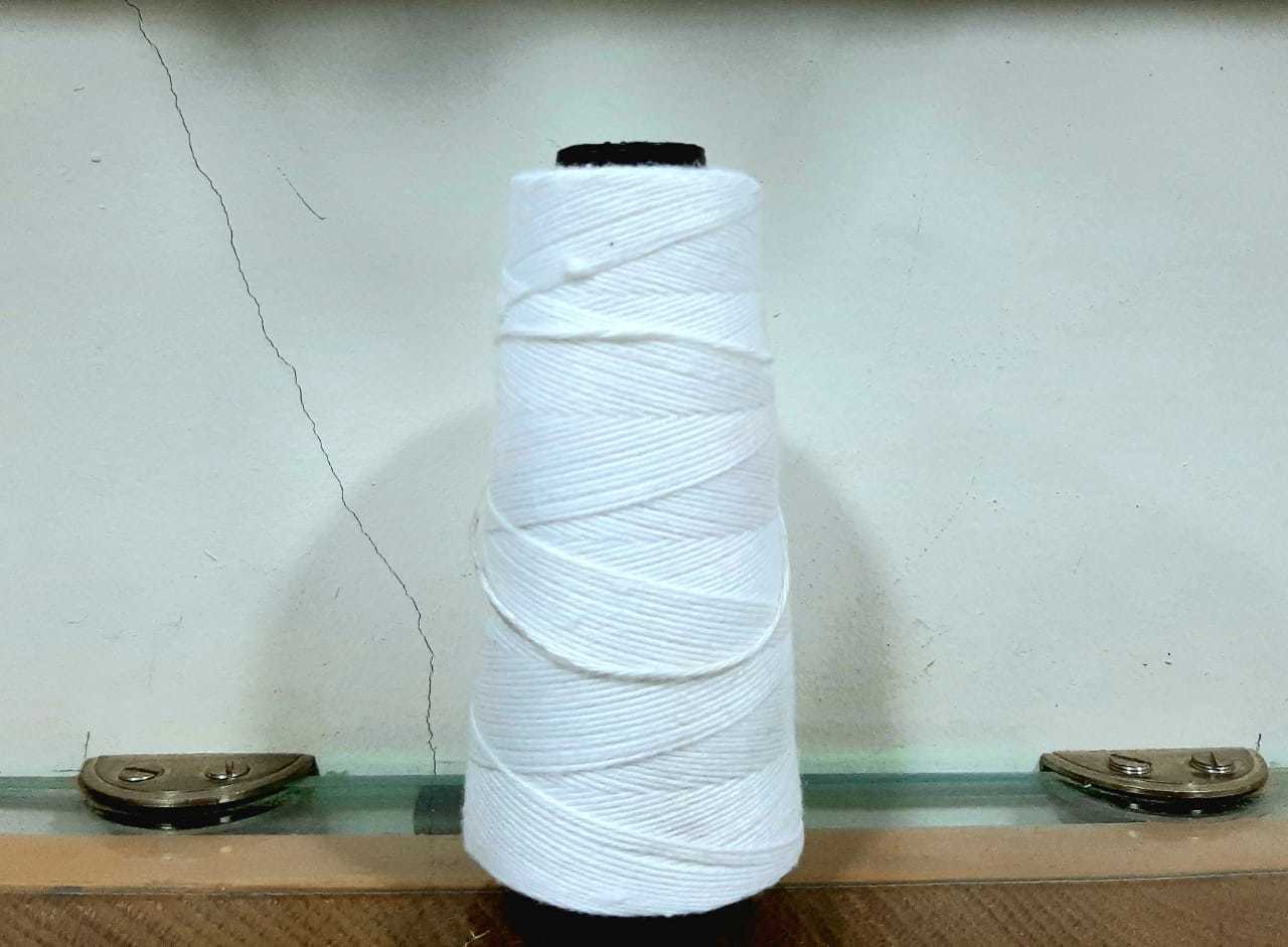 Polyester Bag Closing Threads White